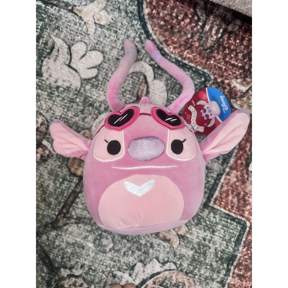 Disney Saint Valentine Squishmallow  PINK ANGEL.  ‎ New/ Lilo & Stitch